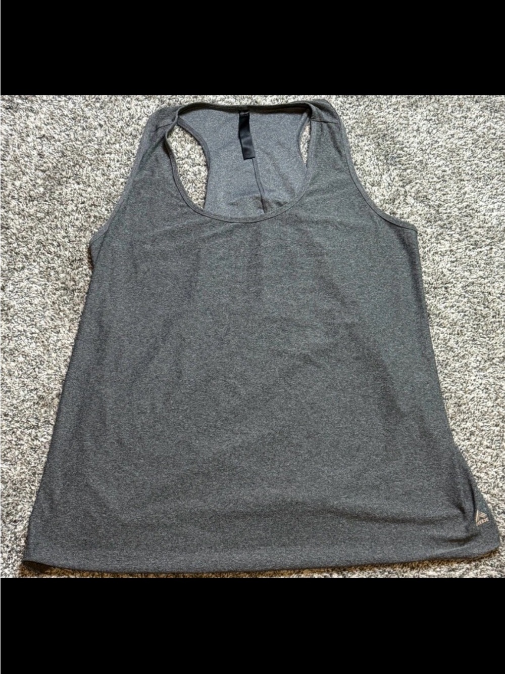Women’s Dark Gray Racerback Tank Top - Athletic Style 3X